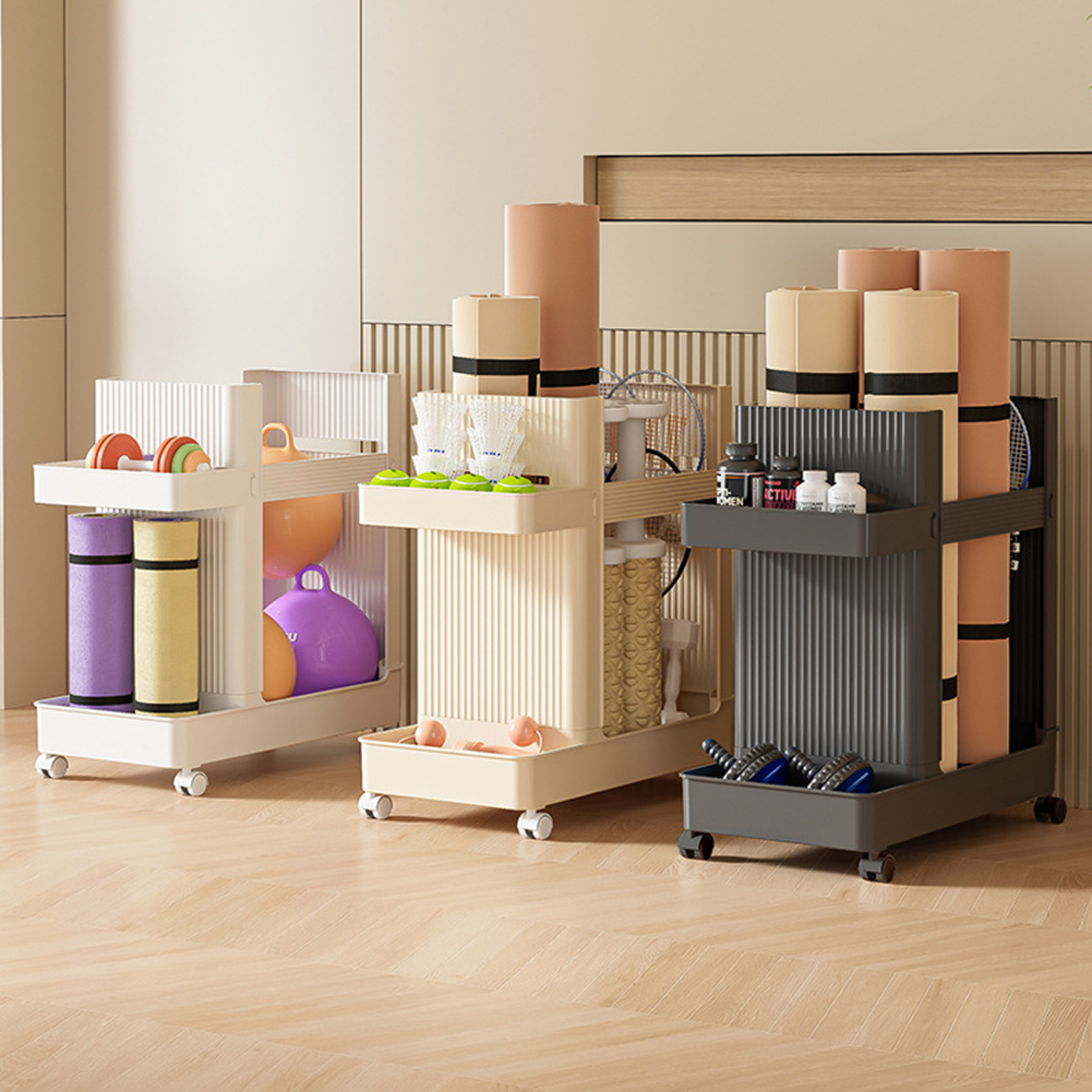 Sports Equipment Holder - Gym Equipment Holder with Wheels Fitness