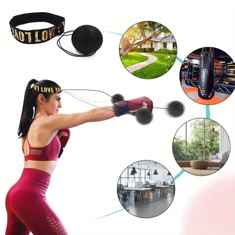 Sports Equipment Suppliers - 1/3Pcs Boxing Speed Ball Head-Mounted Pu