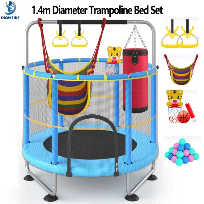 Sports Equipment Suppliers - 55Inch Trampoline Bed Set for1-2 Kids