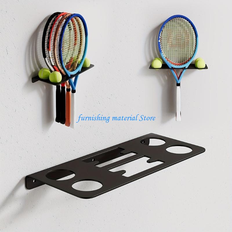 Y5GD Black Wall Mounted Tennis - Sports Equipment Holder recension och pris