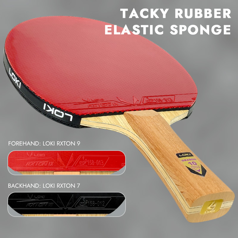 LOKI DRAGON 10 STAR Table Tenn - Badminton Racket Carbon recension och pris