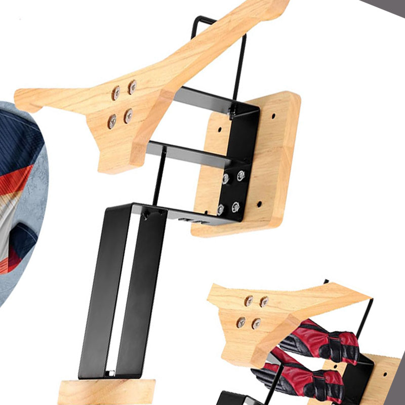 Wood Motorcycle Helmet Holder  - Sports Equipment Holder recension och pris