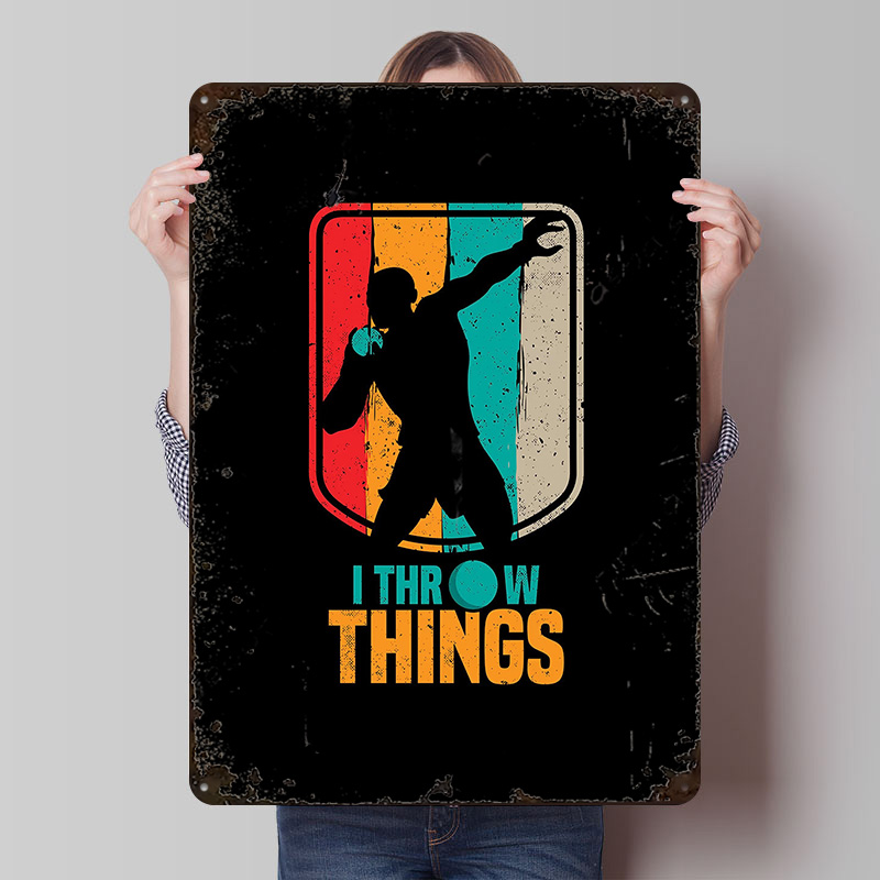 Funny Shot Put Gift Idea Tin P - Shot Put Metal recension och pris
