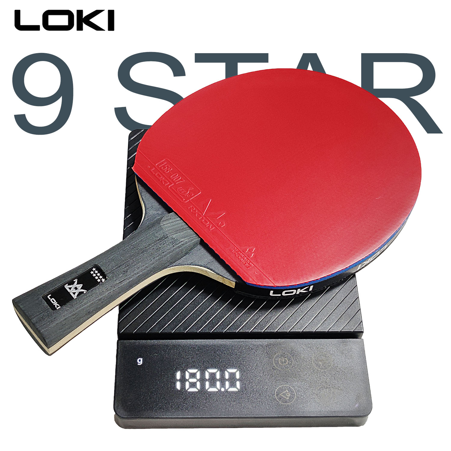 LOKI 9 Star Table Tennis Racke - Badminton Racket Carbon recension och pris
