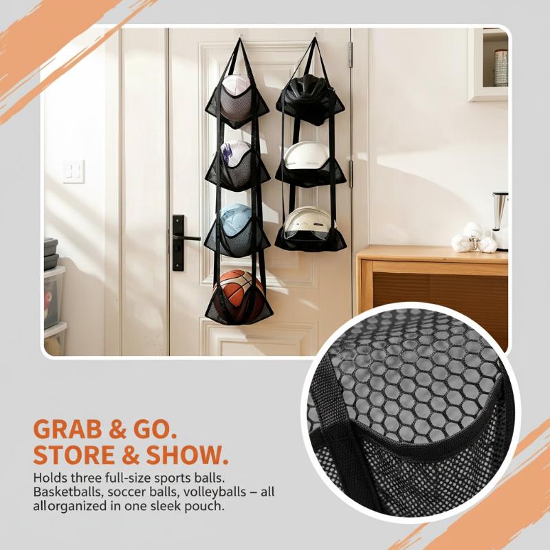 Wall Mounted Basketball Storag - Sports Equipment Basketball recension och pris