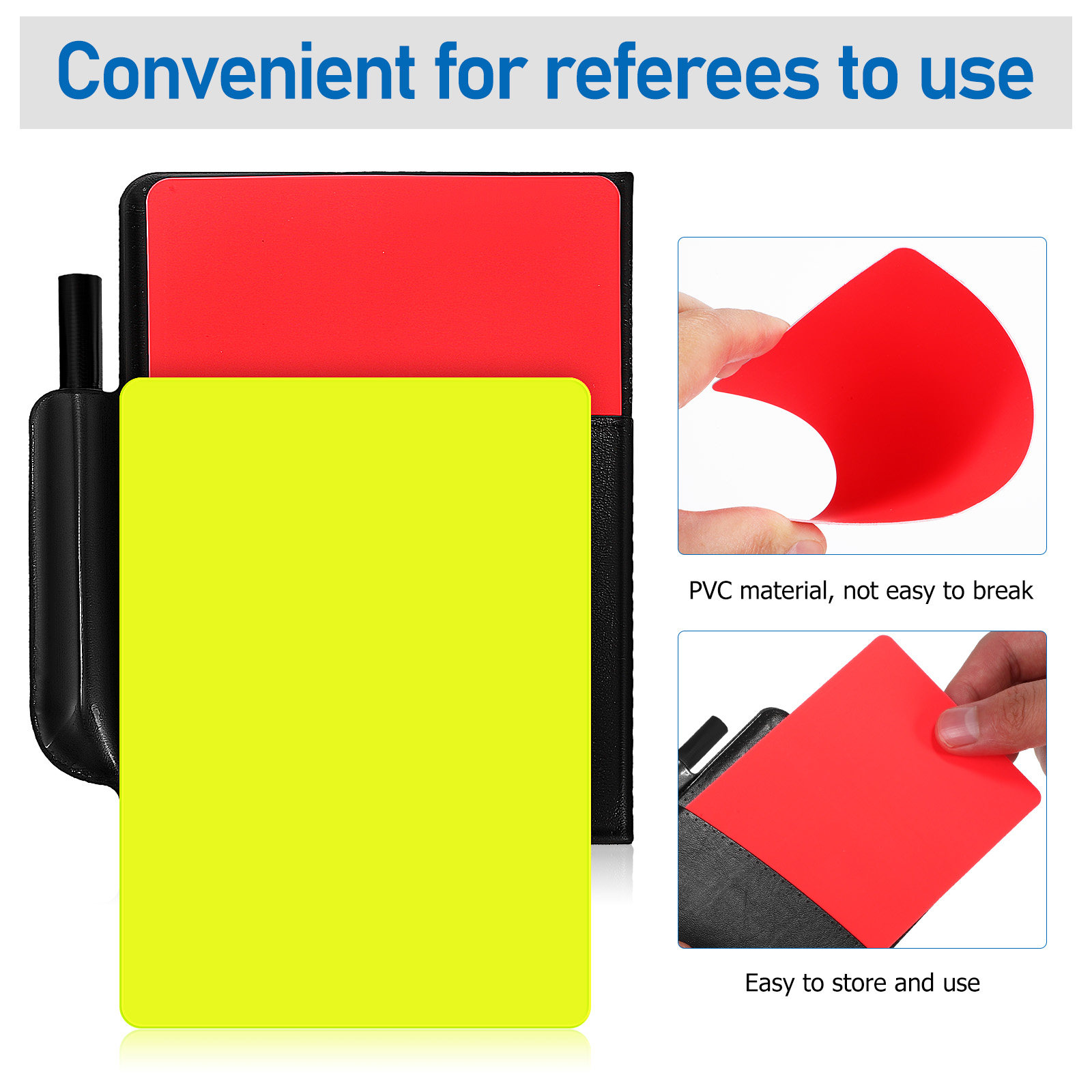 1Set Referee Set Red Yellow Ca - Sports Equipment Set recension och pris