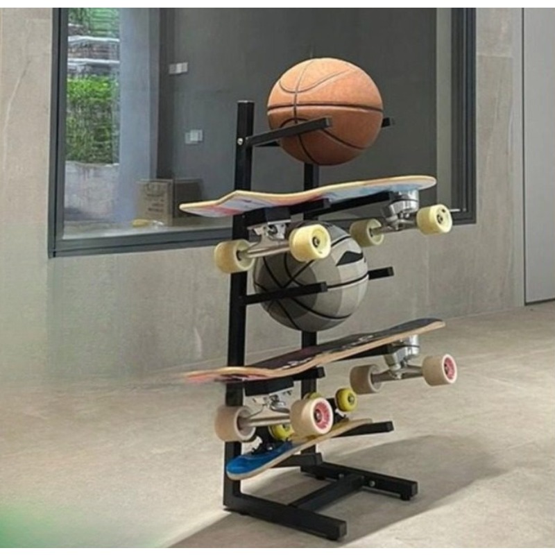 Skateboard Equipment Rack Inte - Sports Equipment Basketball recension och pris