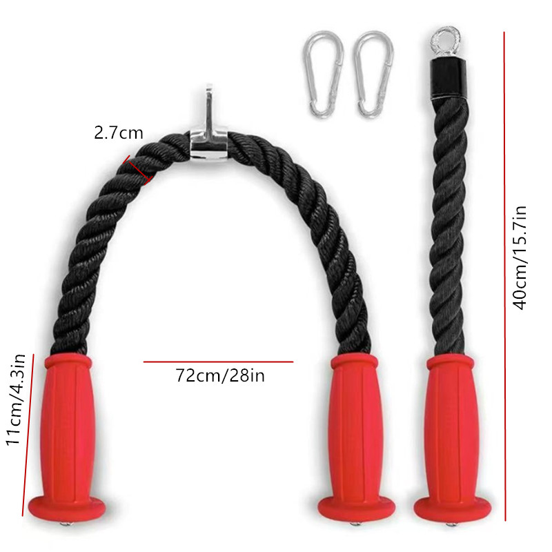 Ergonomic Tricep Ropes Non-Sli - Sports Equipment Suppliers recension och pris
