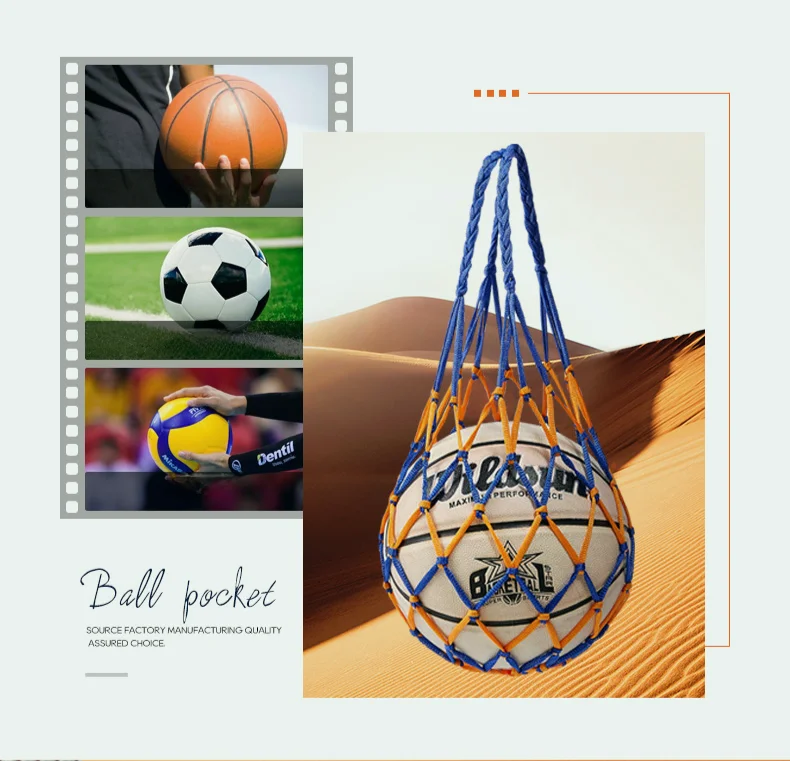 1PC Football Net Bag Nylon Bol - Sports Equipment Basketball recension och pris