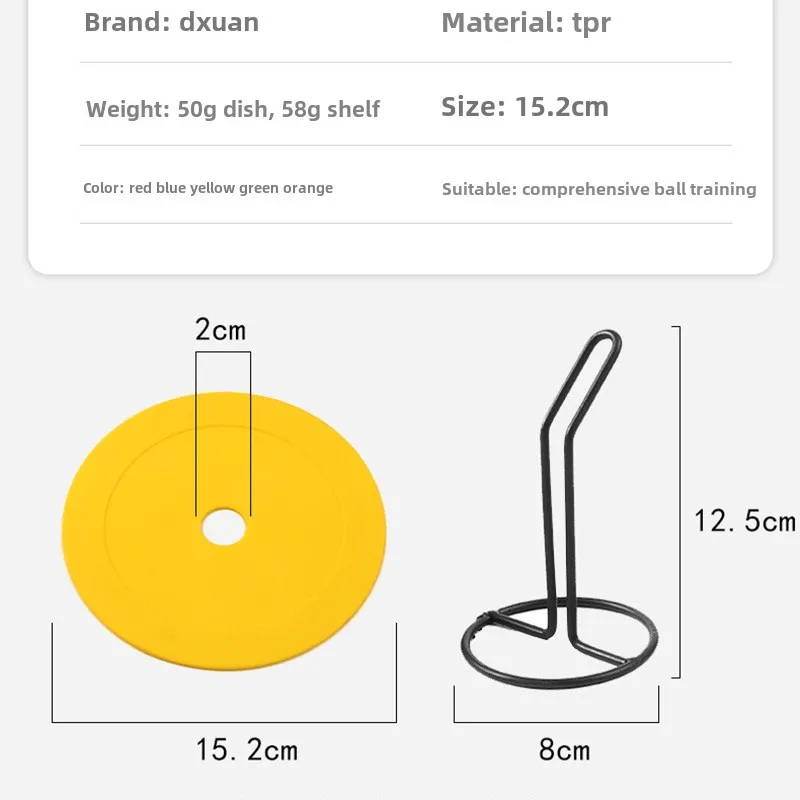 Soccer Flat Cones Marker Disc  - Sports Equipment Basketball recension och pris