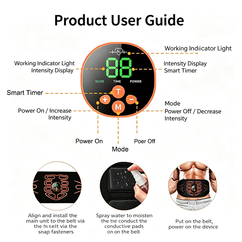 Abdominal Toning Belt Smart Ab - Sports Equipment Suppliers recension och pris