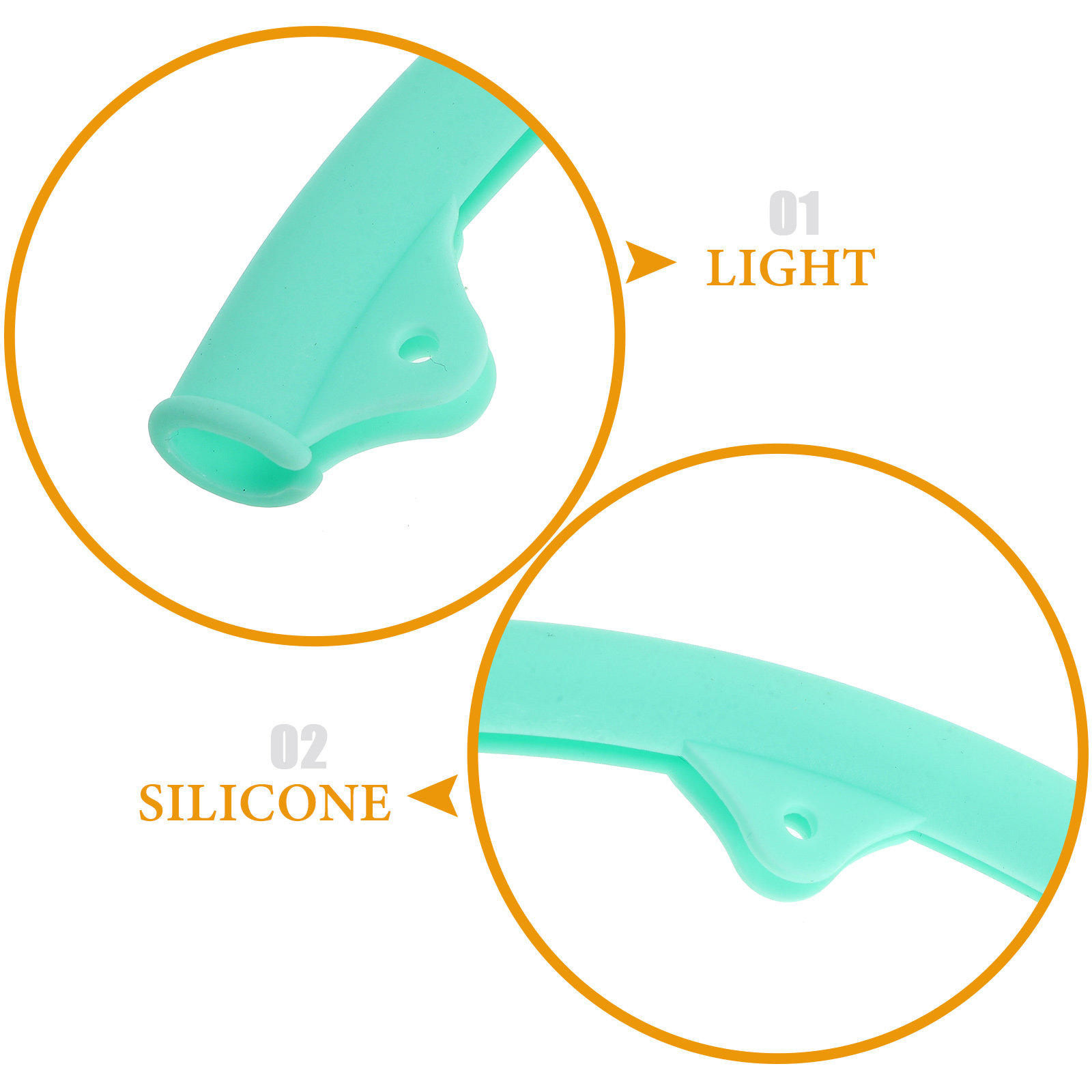 1Pair Premium Silicone Badmint - Badminton Racket Carbon recension och pris