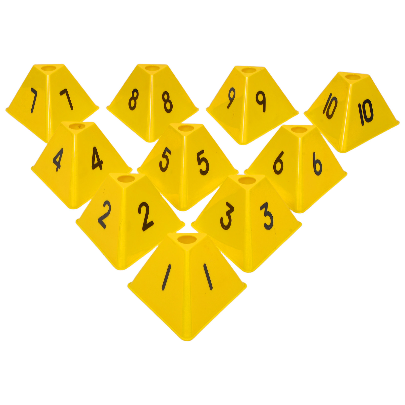 10Pcs Football Training Marker - Sports Equipment Basketball recension och pris