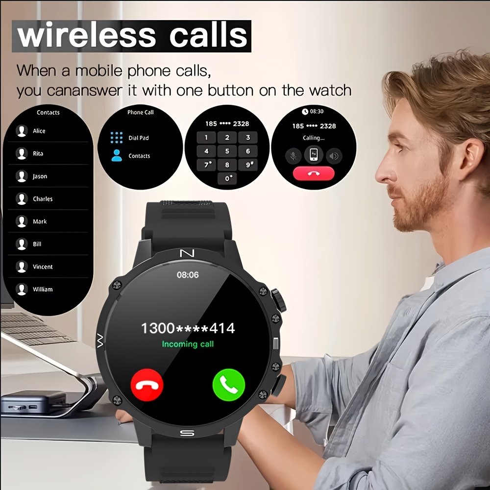 Men's Smartwatch, for iPhone a - Sports Equipment In French recension och pris
