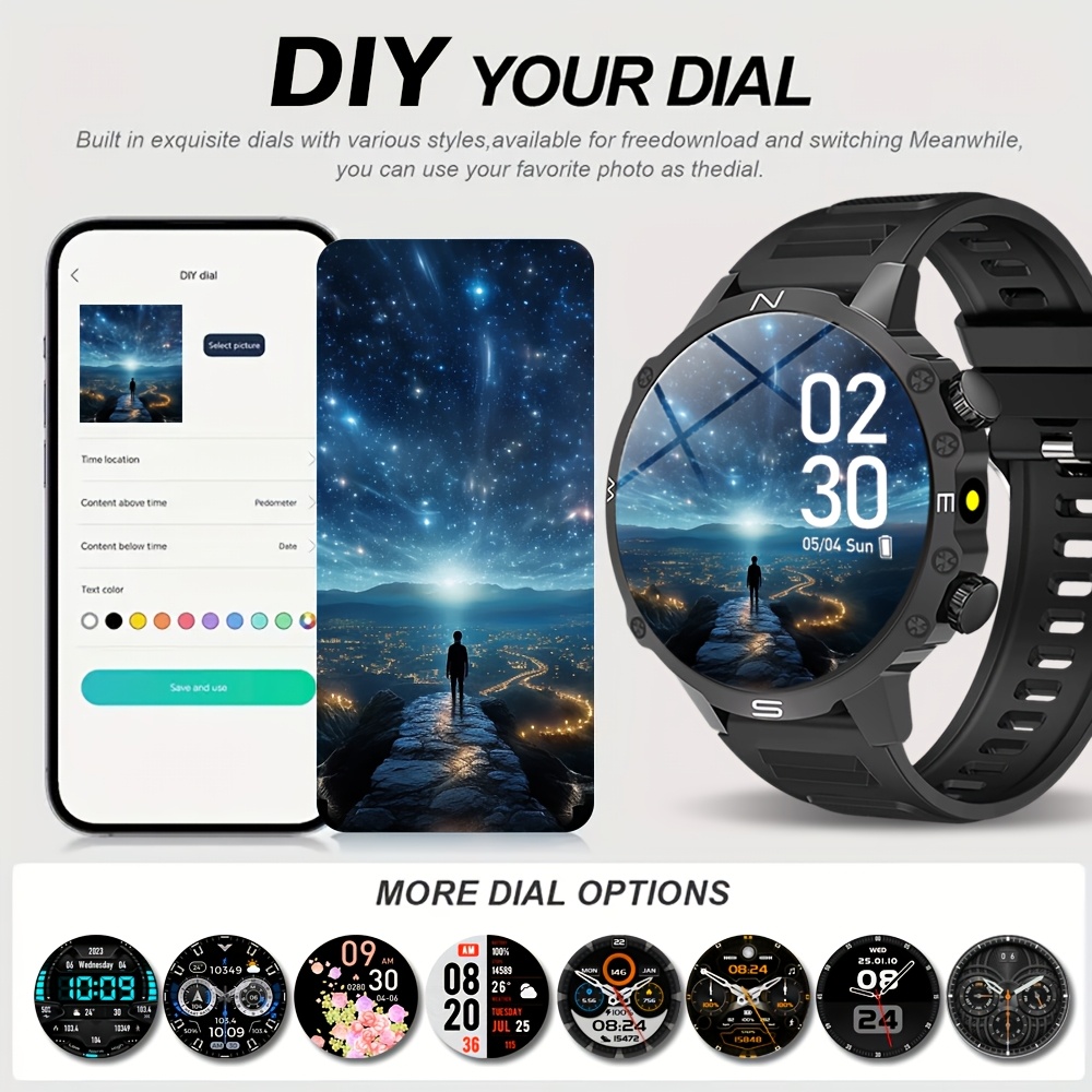 Men's Smartwatch, for iPhone a - Sports Equipment In French recension och pris