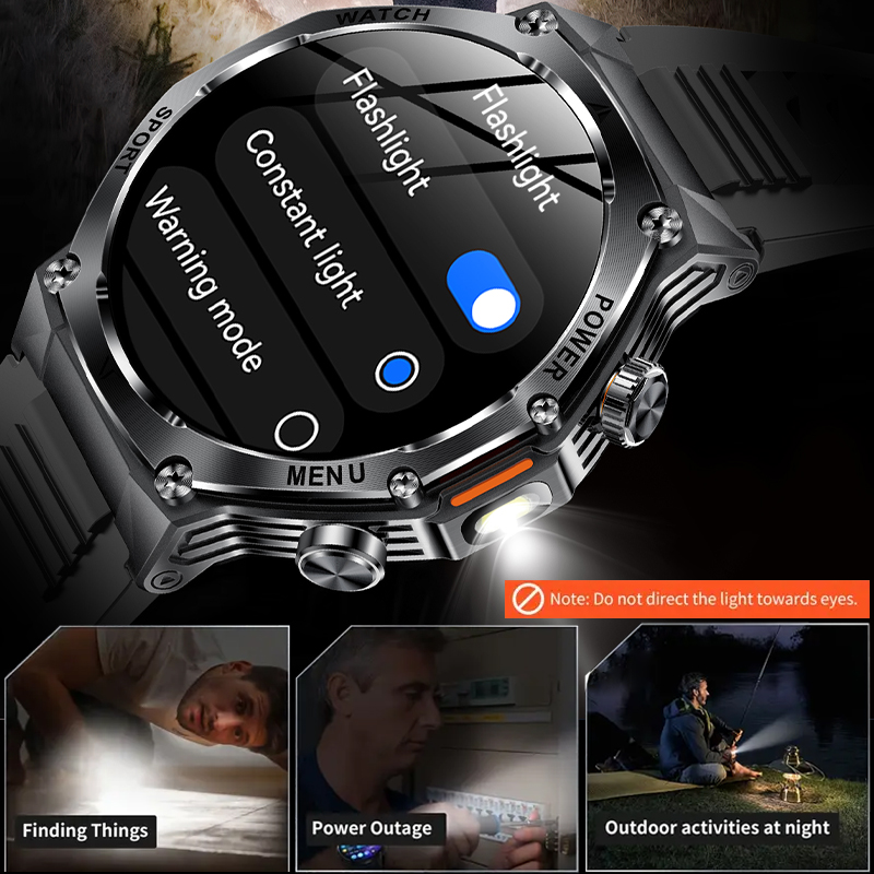 Tactical Style Smart Watch LED - Sports Equipment In French recension och pris